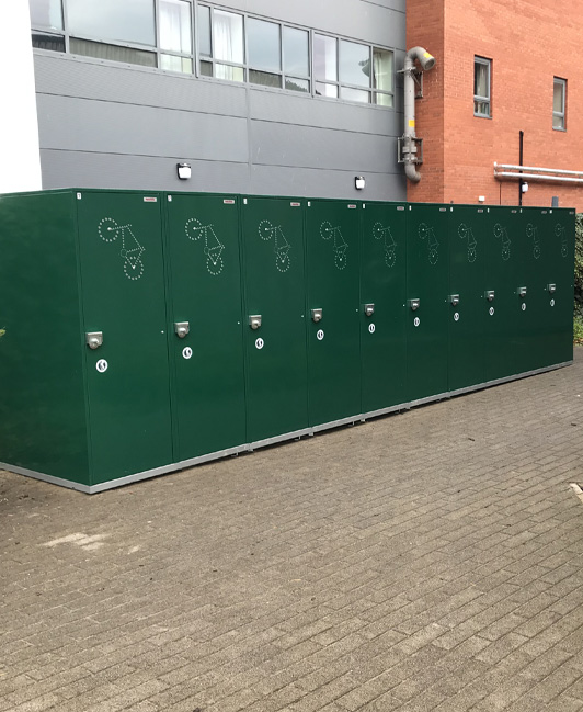 Warrior Diamond Rated Cycle Lockers | Secure Cycle Lockers | BikeAway Secure Cycle Lockers | Secure Cycle Lockers