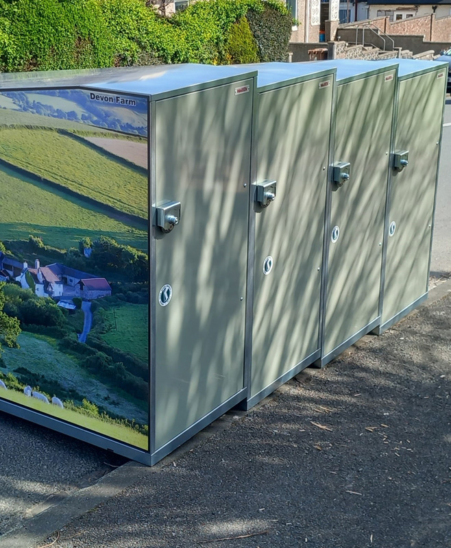 Warrior Diamond Rated Cycle Lockers | Secure Cycle Lockers | BikeAway Secure Cycle Lockers | Secure Cycle Lockers