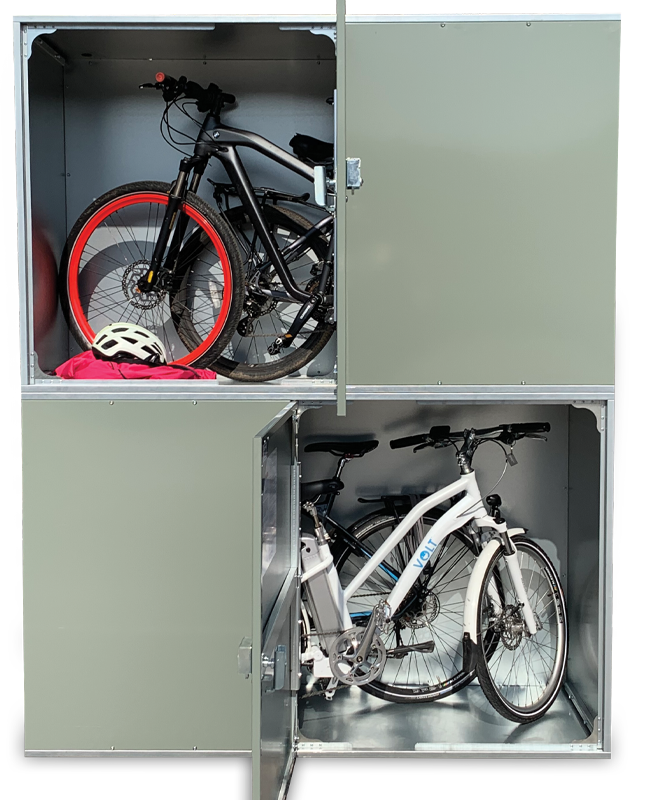 Warrior Diamond Rated Cycle Lockers | Secure Cycle Lockers | BikeAway Secure Cycle Lockers | Secure Cycle Lockers